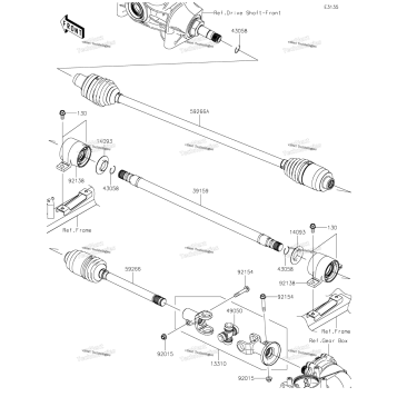 DRIVE SHAFT-PROPELLER
