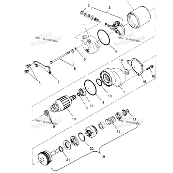 STARTING MOTOR 2X4 400L