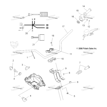 HANDLEBAR & CONTROLS /AX/AY/AZ/AL/AT