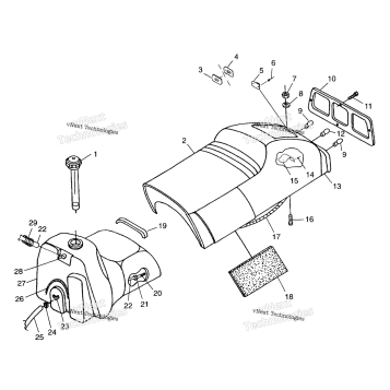 SEAT & GAS TANK