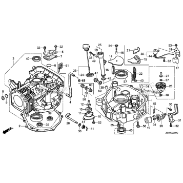 CYLINDER BARREL@OIL PAN
