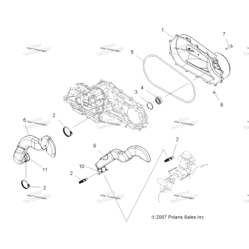 BODY, CLUTCH COVER