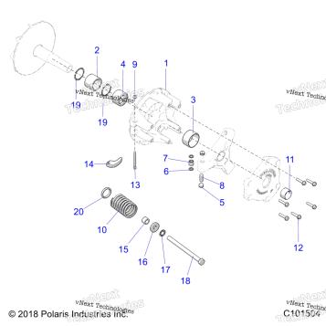 DRIVE TRAIN, PRIMARY CLUTCH
