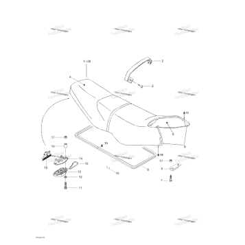 SEAT AND ENGINE COVER