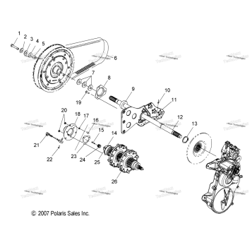 DRIVE TRAIN, DRIVE SHAFT & JACKSHAFT