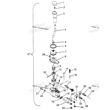 SHIFT LINKAGE ASSEMBLY 6X6 300