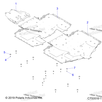 CHASSIS, SKID PLATES