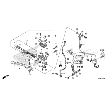 FRONT BRAKE MASTER CYLINDER
