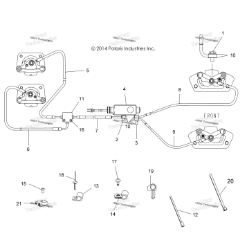 BRAKES, BRAKE LINES AND MASTER CYLINDER