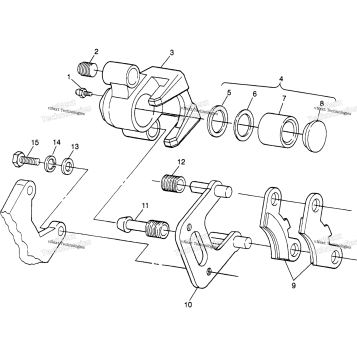 FRONT BRAKE XPLORER 400L
