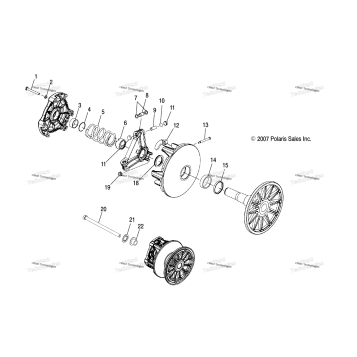 DRIVE TRAIN, PRIMARY CLUTCH