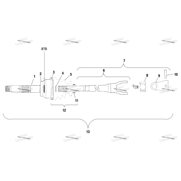 CV JOINT BTB
