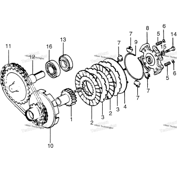 G42 1/2 REDUCTION CLUTCH II K1