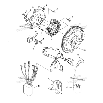 MAGNETO ASSEMBLY 6X6 400L, SWEDISH & NORWEGIAN N948740