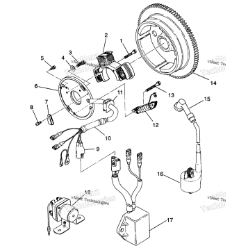 MAGNETO ASSEMBLY 6X6 350L