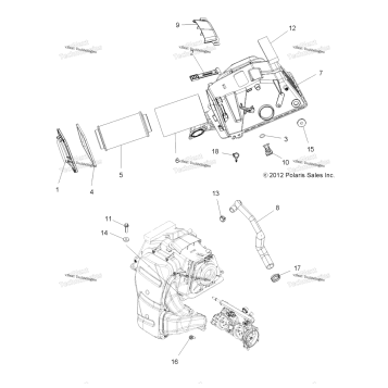 ENGINE, AIR INTAKE