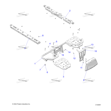 BODY, REAR RACK & BOX SIDE RAILS