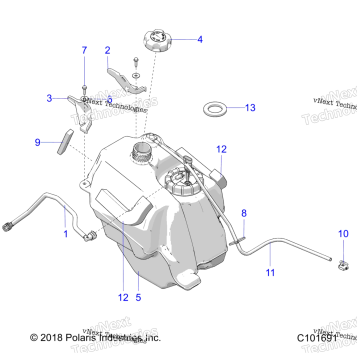 BODY, FUEL TANK ASM