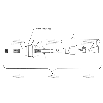 CV JOINT NEAPCO SPORTSMAN 500 W97CH50A