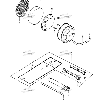 AIR CLEANER + TOOLS