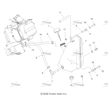 ENGINE, OIL SYSTEM & OIL TANK