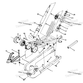 SWING ARM WELDMENT (4916361636027A)