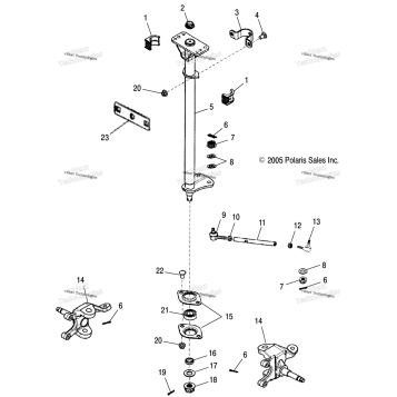 STEERING, STEERING POST & TIE RODS