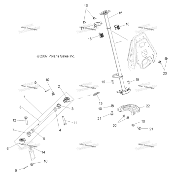 STEERING, STEERING POST ASM
