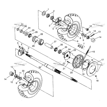 REAR WHEEL DRIVE XPLORER 400L