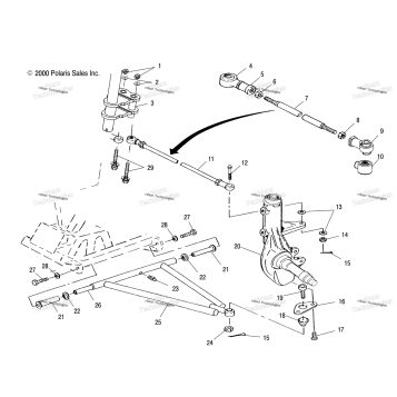 AARM/STRUT MOUNTING A01BA50AA