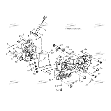 ENGINE, CRANKCASE