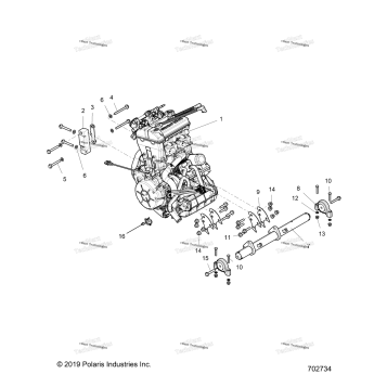 ENGINE, MOUNTING