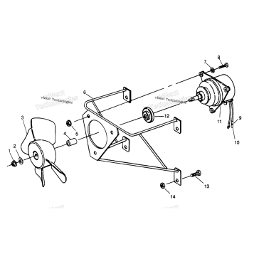 FAN ASSEMBLY 4X4 300