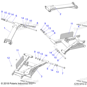 SUSPENSION, REAR CONTROL ARMS