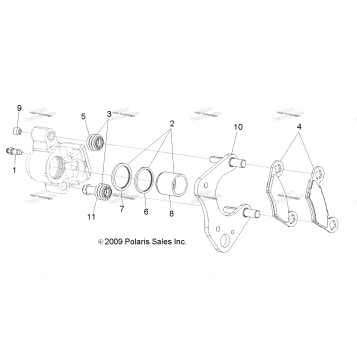 BRAKES, FRONT CALIPER