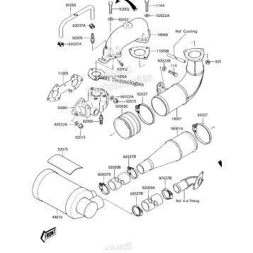 MUFFLER (JF650-A1)