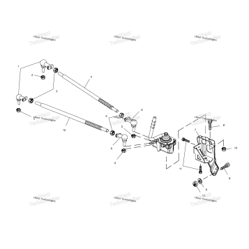 GEARCASE SELECTOR MOUNTING A00CB32AA