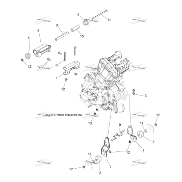 ENGINE, MOUNTING & LONG BLOCK