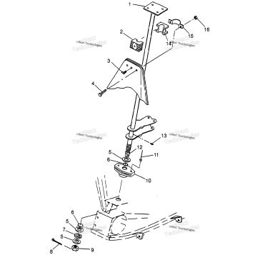 STEERING POST XPLORER 400L