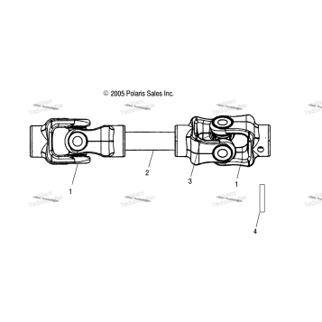 SHAFT, PROP, REAR