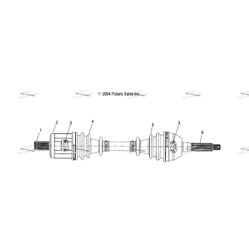 FRONT DRIVE SHAFT