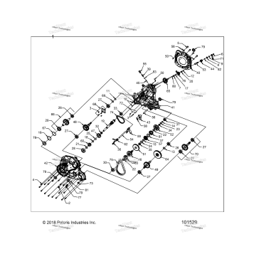 DRIVE TRAIN, MAIN GEARCASE