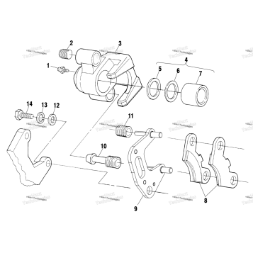 FRONT BRAKE A00CH50AA