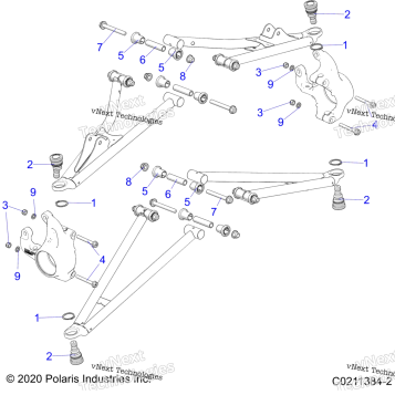 SUSPENSION, FRONT AARM MOUNTING A20SXA85A1/A7/CA1/CA7/E85A9/AF/AP/CA9/CAF/CAP/V85AP/CAP