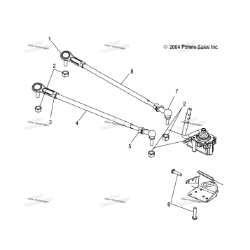 GEARCASE SELECTOR MOUNTING