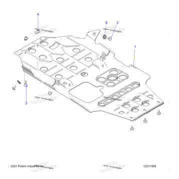 BODY, SKID PLATES