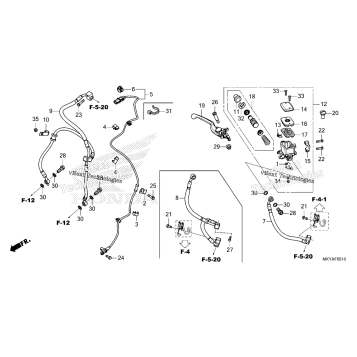 FRONT BRAKE MASTER CYLINDER