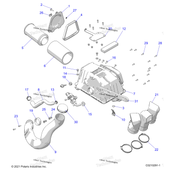 ENGINE, AIR INTAKE