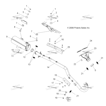 EXHAUST SYSTEM A07MH76AQ/AX/AY/AZ
