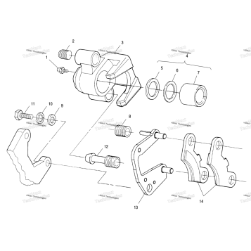 FRONT BRAKE A01BA50AA